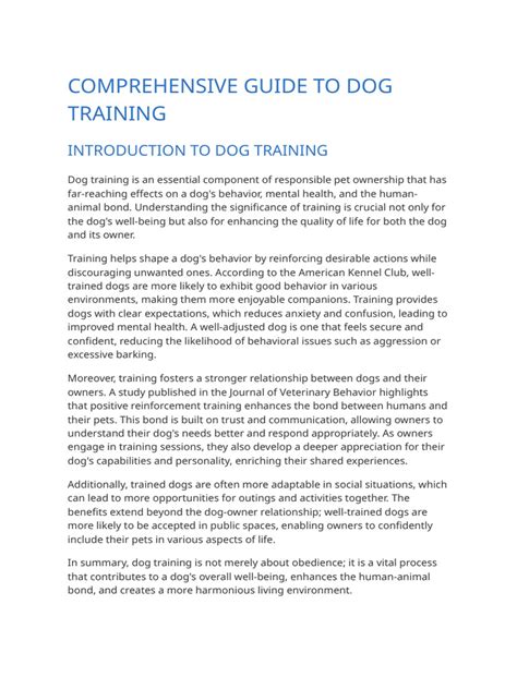 Luka Mgq: A Comprehensive Guide to Dog Training