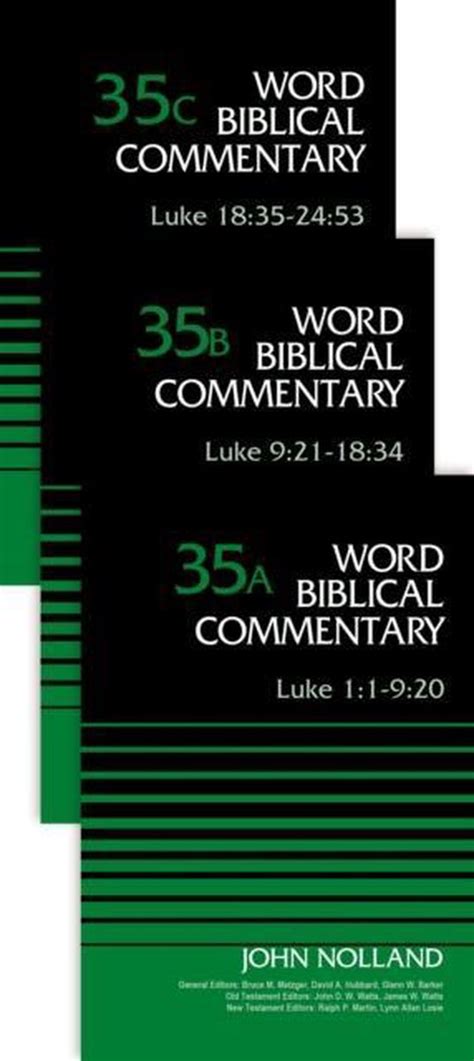 Luke 11-920 Volume 35A Word Biblical Commentary Epub