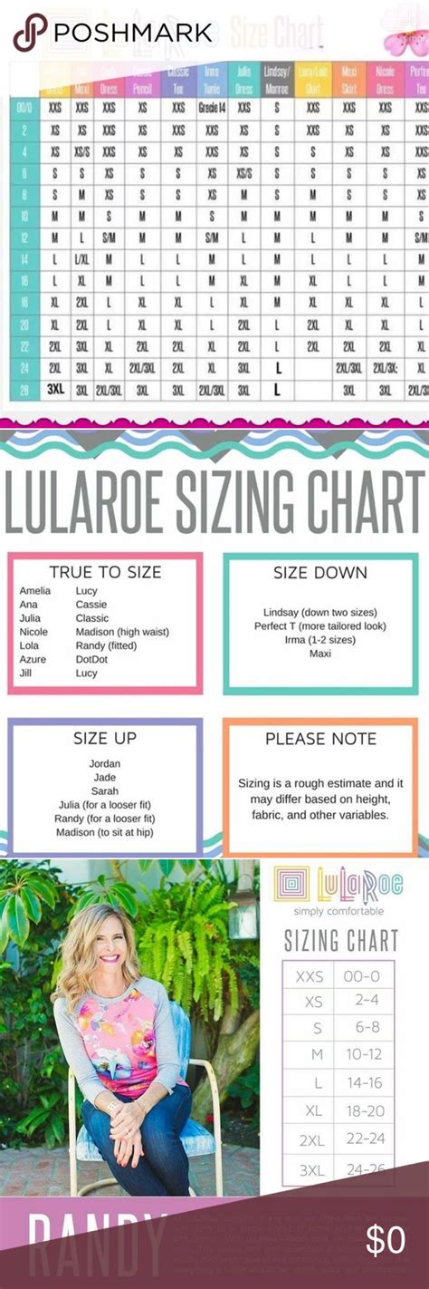Lularoe Cocoa Size Chart