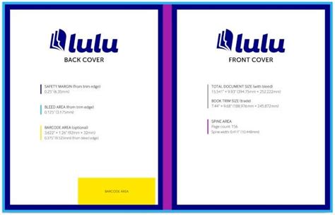 Lulu Book Cover Template