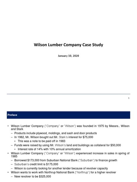 Lumber Company Case Solution Working Capital Epub