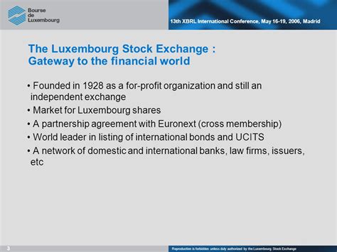 Luxembourg Stock Exchange: A Gateway to Global Investment