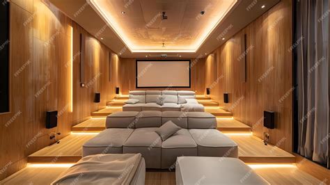 Luxurious Movie-Watching Ambiance