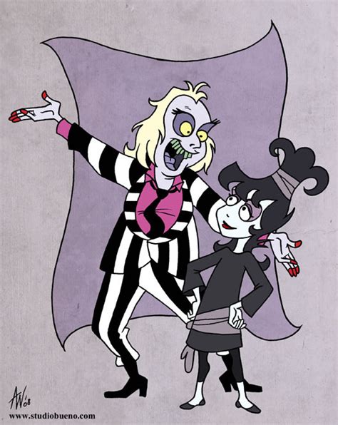 Lydia and Beetlejuice: A Supernatural Friendship in the World of Animation