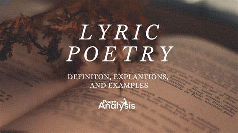 Lyric Poetry Epub