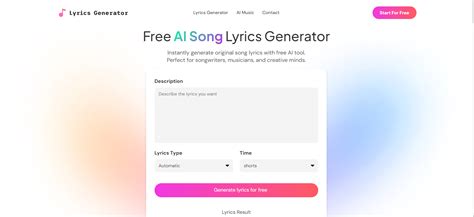 Lyrics to Song AI Generator: Unleashing Creative Potential