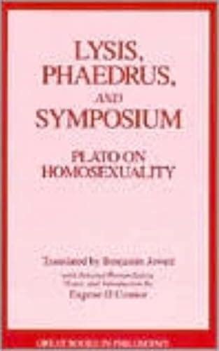 Lysis Phaedrus and Symposium Great Books in Philosophy Doc