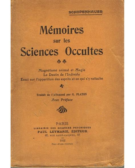 Mémoires sur les sciences occultes French Edition Reader
