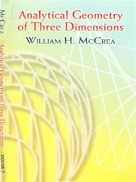 M.E. Analytical Geometry of 3 Dimensions 14th Edition Kindle Editon