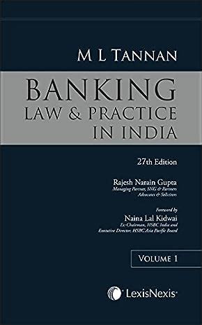 M.L. Tannan's Banking Law and Practice in India PDF