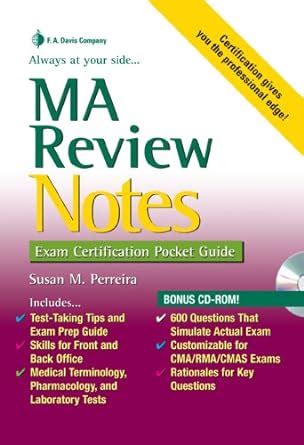 MA Review Notes Exam Certification Pocket Guide 1 Doc