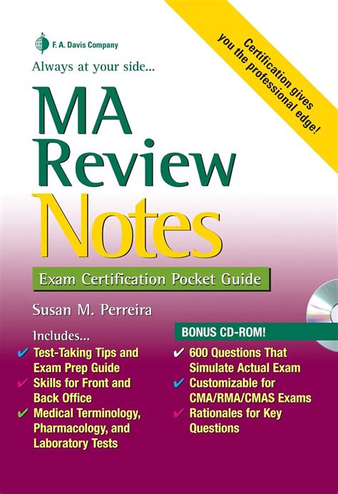 MA Review Notes Exam Certification Pocket Guide 1 Doc