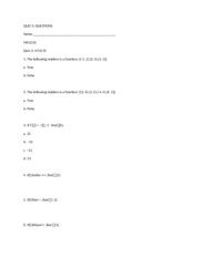 MA1210 COLLEGE MATHEMATICS QUIZ 3 ANSWERS Ebook Kindle Editon