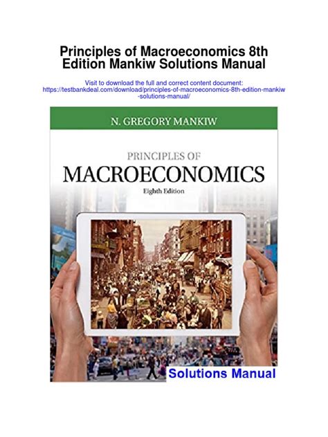 MACROECONOMICS MANKIW SOLUTIONS MANUAL Ebook Doc