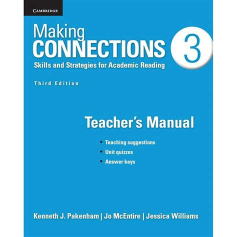 MAKING CONNECTIONS 3 TEACHER MANUAL Ebook Reader