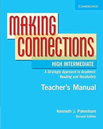 MAKING CONNECTIONS HIGH INTERMEDIATE Ebook Doc