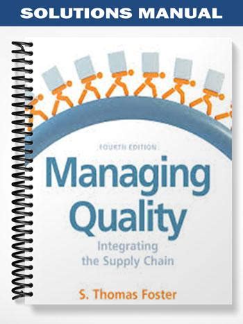 MANAGING QUALITY 4TH EDITION BY THOMAS FOSTER Ebook Epub