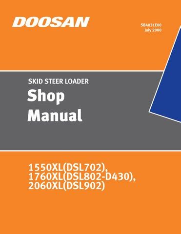 MANUAL FOR DAEWOO 1550XL SKID STEER Ebook Doc