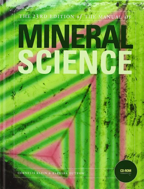 MANUAL OF MINERAL SCIENCE PDF BOOK Doc