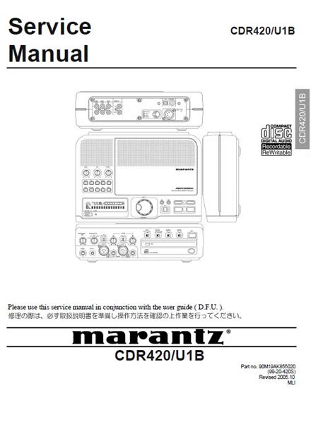 MARANTZ CDR420 MANUAL Ebook Reader