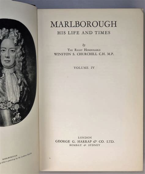 MARLBOROUGH His Life And Times Volume IV Reader