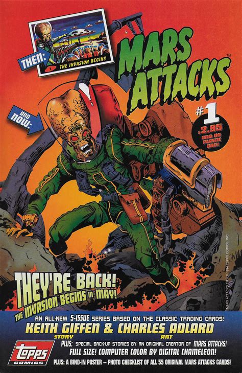 MARS ATTACKS NO 1 TOPPS COMICS MINT MARS ATTACKS VOLUME 1 PDF