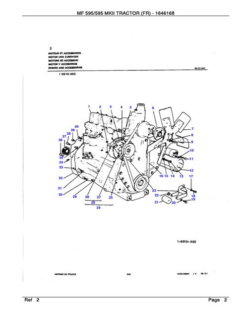 MASSEY FERGUSON 595 PARTS MANUAL Ebook Kindle Editon