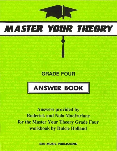 MASTER YOUR THEORY GRADE 4 ANSWERS Ebook Kindle Editon