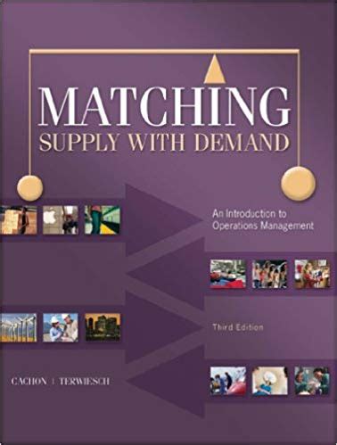 MATCHING SUPPLY WITH DEMAND SOLUTIONS CHAPTER 3 Ebook Doc
