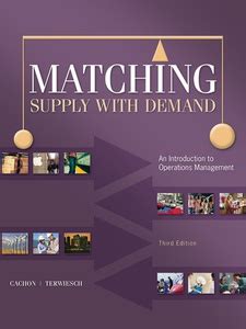 MATCHING SUPPLY WITH DEMAND SOLUTIONS CHAPTER 3 Ebook Doc