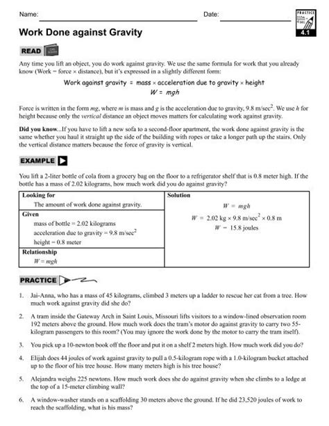 MATH SKILLS FOR SCIENCE MECHANICAL ADVANTAGE ANSWERS Ebook Kindle Editon