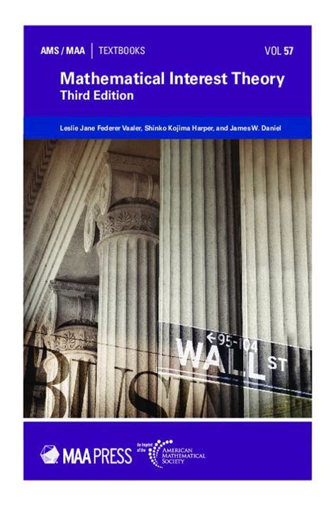 MATHEMATICAL INTEREST THEORY VAALER PDF Ebook Doc