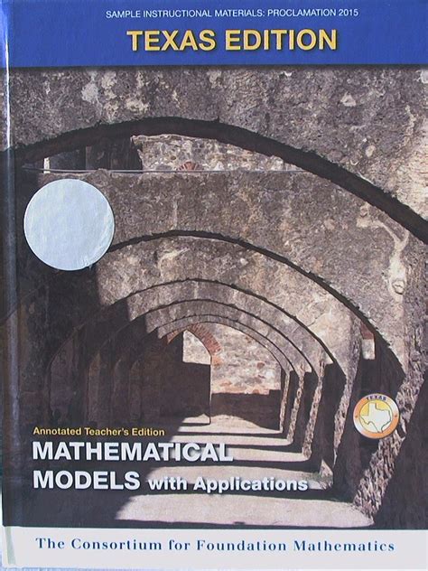 MATHEMATICAL MODELS WITH APPLICATIONS TEXAS EDITION ANSWERS Ebook Kindle Editon