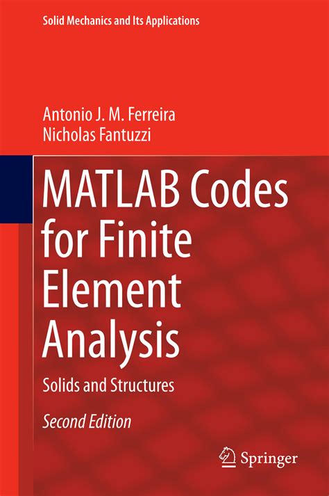 MATLAB Codes for Finite Element Analysis Solids and Structures Epub