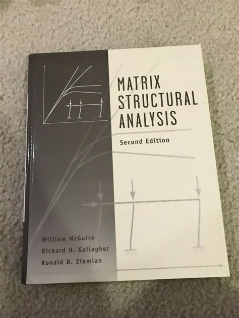 MATRIX STRUCTURAL ANALYSIS SOLUTIONS MANUAL MCGUIRE Ebook Epub