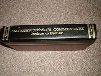 MATTHEW HENRY Bible Commentary JOSHUA to ESTHER Hardbound Epub