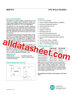 MAX7375AXR105+T: The Ultimate Guide to a Versatile Nanopower Comparator