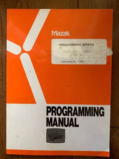 MAZAK PROGRAMMING MANUAL Ebook Doc