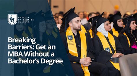 MBA No Bachelor's: Breaking Barriers to Career Advancement
