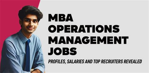 MBA Operations Management Jobs for Freshers: 7 Exciting Roles