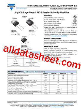 MBR10100CT-E3/4W