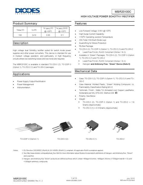 MBR20100CT-G1: The Comprehensive Guide to Enhanced Performance and Efficiency