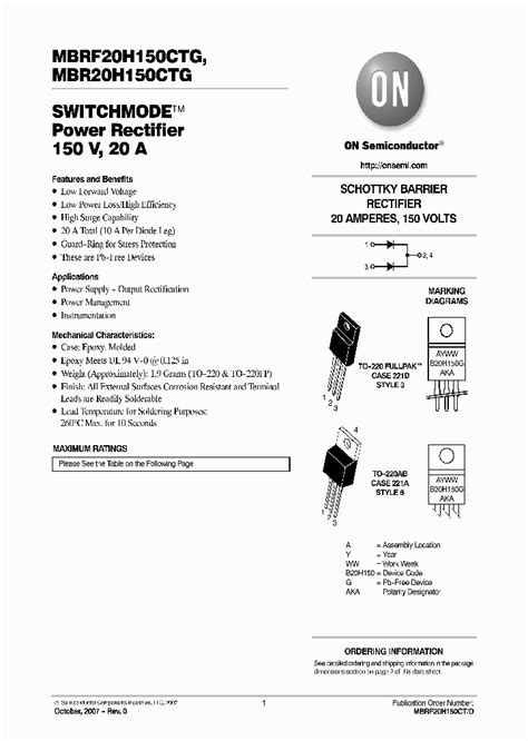 MBR20H150CTG