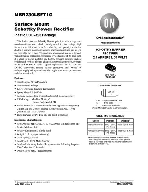 MBR230LSFT1G: Unlocking the Power of Next-Generation Storage