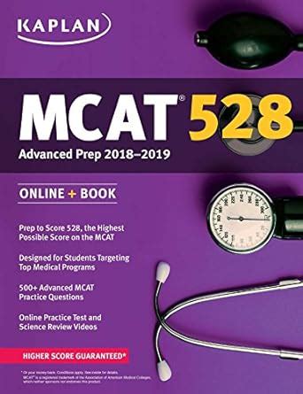 MCAT 528 Advanced Prep 2018-2019 Online Book Kaplan Test Prep Epub