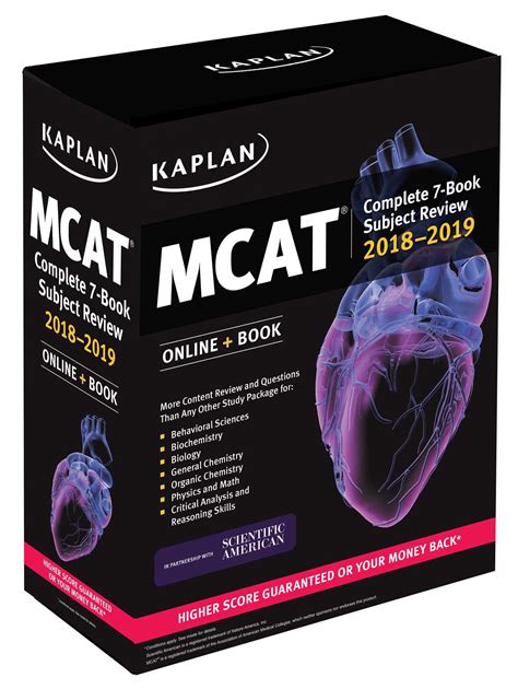 MCAT Complete 7-Book Subject Review 2018-2019 Online Book Kaplan Test Prep Doc