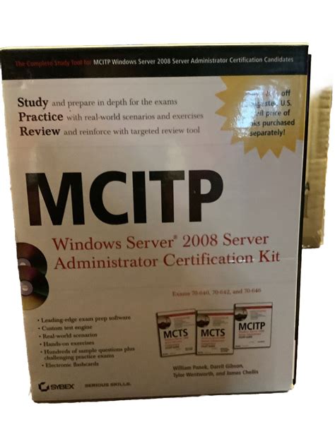 MCITP Windows Server 2008 Server Administrator Certification Kit Kindle Editon