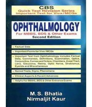 MCQs OPHTHALMOLOGY for MBBS, BDS &am PDF