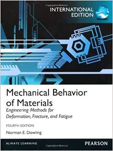 MECHANICAL BEHAVIOR OF MATERIALS DOWLING 4TH EDITION Ebook Epub