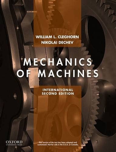 MECHANICS OF MACHINES CLEGHORN Ebook Reader